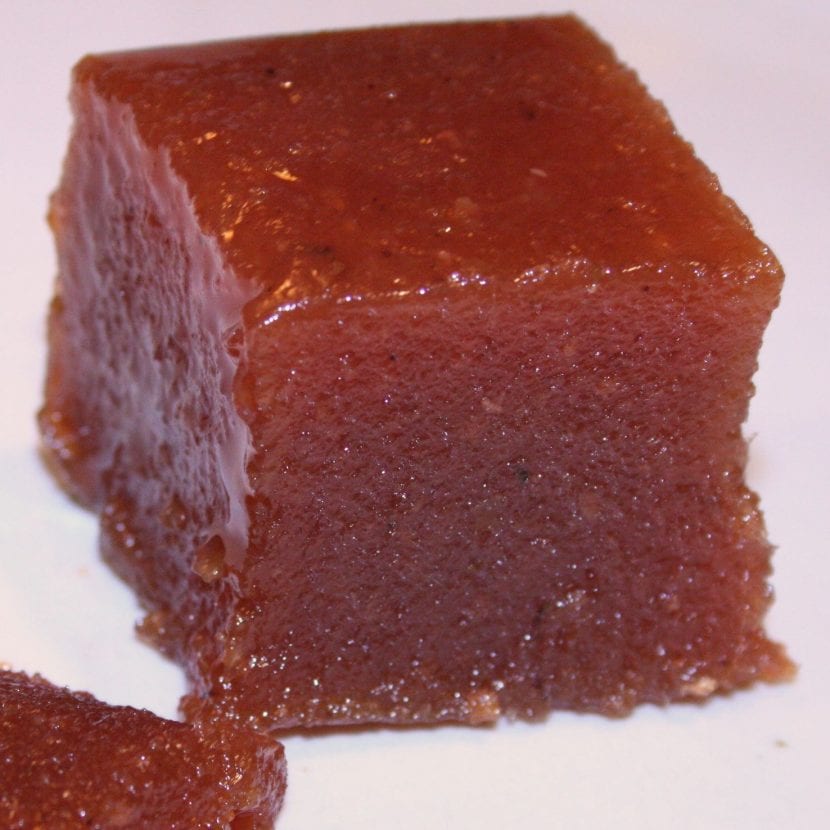 Dulce de membrillo elaborado con frutos de Cydonia oblonga