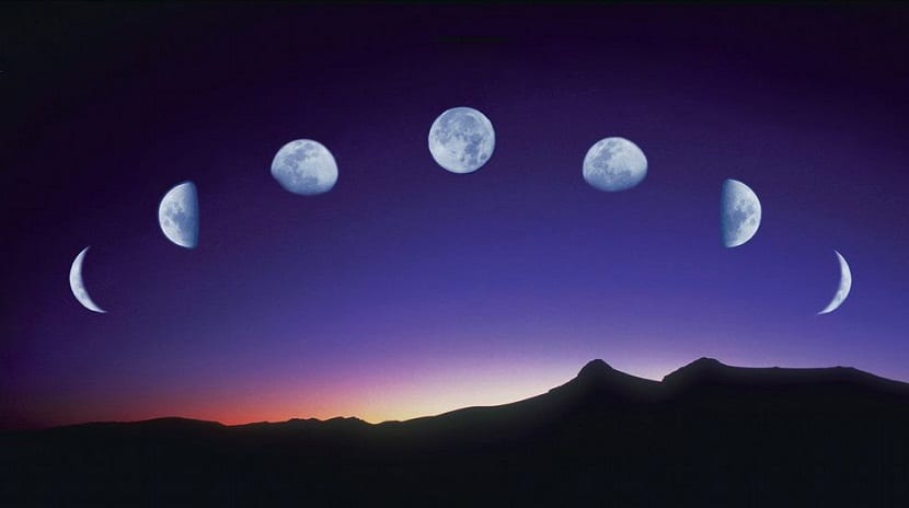 Las fases de la luna