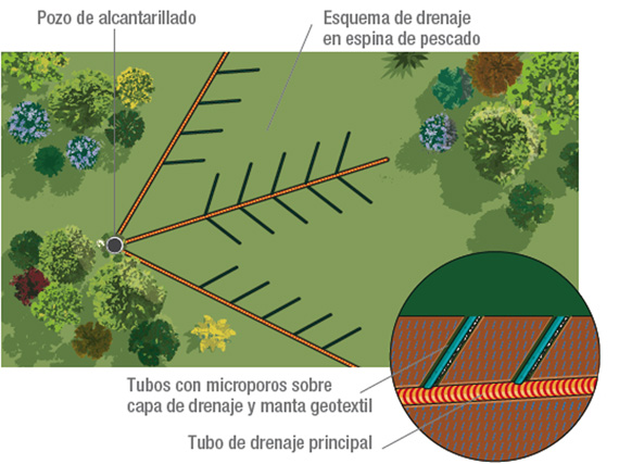 ¿Problemas de drenaje en el jardín?