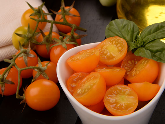 Una colección de tomates Cherry